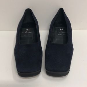 Di Sandro Made in Italy Navy Suede Loafer